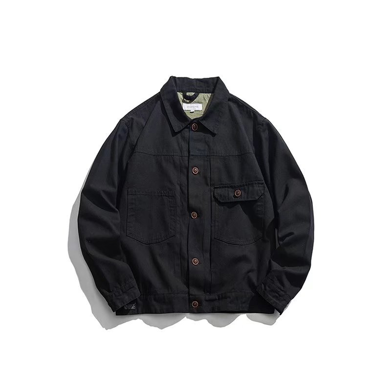 Chaqueta de moda Chaqueta de manga larga para hombres Versión coreana suelta y hermosa Chaqueta casual para estudiantes Primavera y otoño Nueva tendencia de hombres