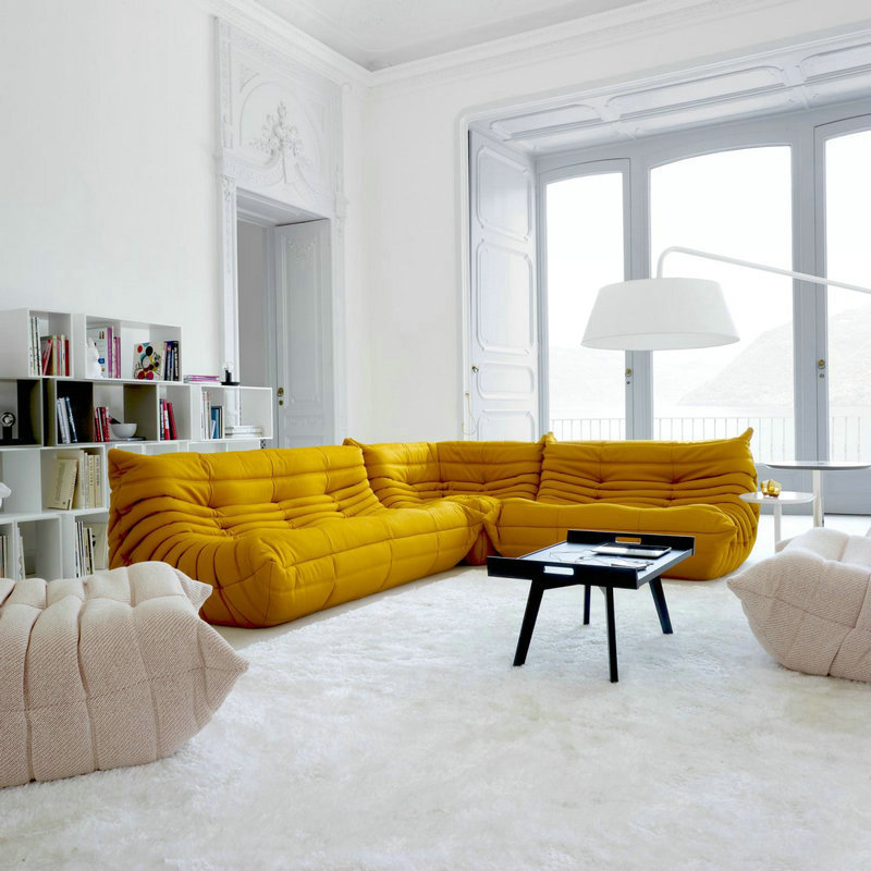 设计师毛毛虫懒人自由组合沙发写意空间北欧客厅休闲椅卧室沙发椅