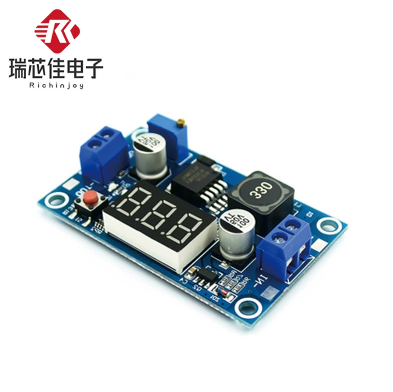 Модернизированная версия XL6009 Регулируемый повышающий модуль постоянного тока от 5 до 32 В до 5–40 В, 4 А с цифровым дисплеем