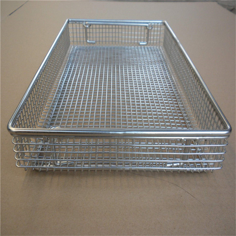 304不锈钢网筐网篮 医疗消毒清洗不锈钢网筐  烘焙不锈钢碰焊网片