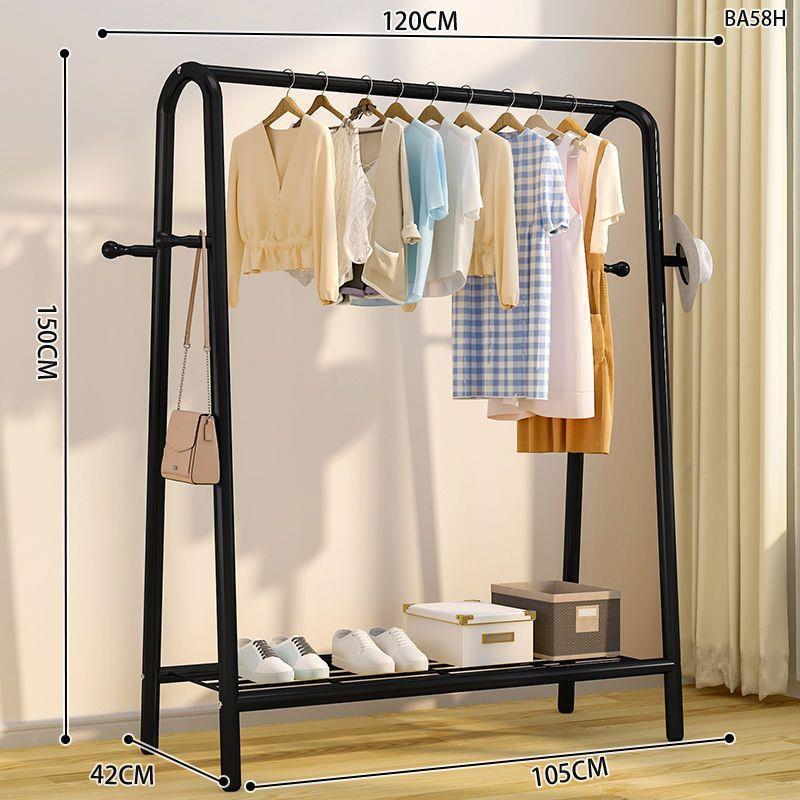 120cm [블랙아이언] 사이드후크 4개 + 수납망 1개