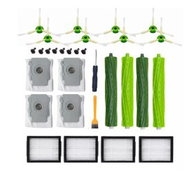 Aplicable a i7 i7 i7 + E5 E6 serie barredora accesorios cepillo principal lado filtro pantalla traje