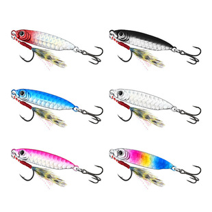 Remote cast iron plate lead fish blue scale iron plate lead fish 10g-25g knife multi-color multi-gram heavy sea fishing boat fishing bait