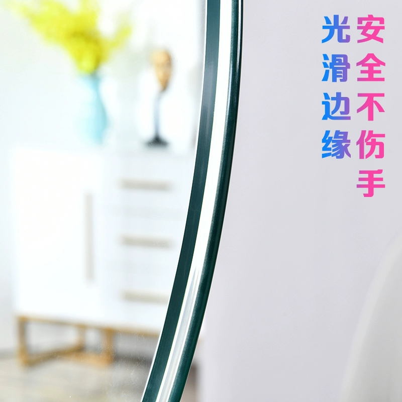 9C glass turntable round table tempered household hot pot restaurant hotel solid wood round rotating table table turntable bottom