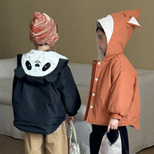 儿童棉衣加绒厚女童秋冬季卡通男童棉服2025新款冬装宝宝保暖外套