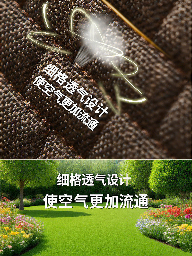 New Universal Linen Car Seat Cushion, Breathable Cotton-Linen Anti-Slip Seat Cover for All Seasons, Simple Design