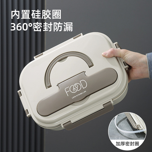 316 Stainless Steel Insulated Lunch Box Lunch Box for Office Workers Microwave Sealed Compartment Japanese Lunch Box Large Capacity Can Be Customized