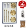 Lotus Fragrance Furnace Set Gift Box Send Australian Fanfan +Fragrant Gray
