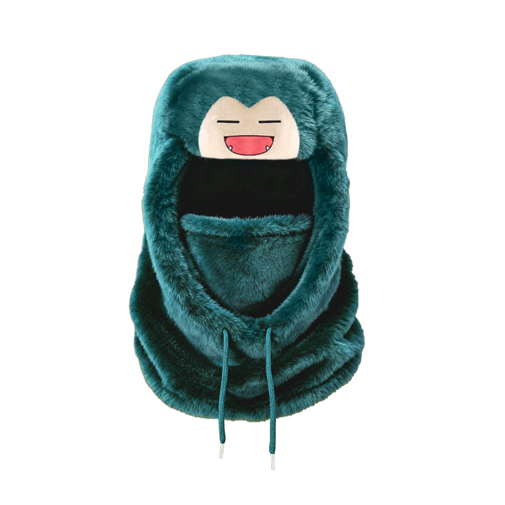 Europa y los Estados Unidos de peluche calentamiento protector de orejas de cuello en invierno máscara de esquí grueso sombrero antiviento para hombres y mujeres