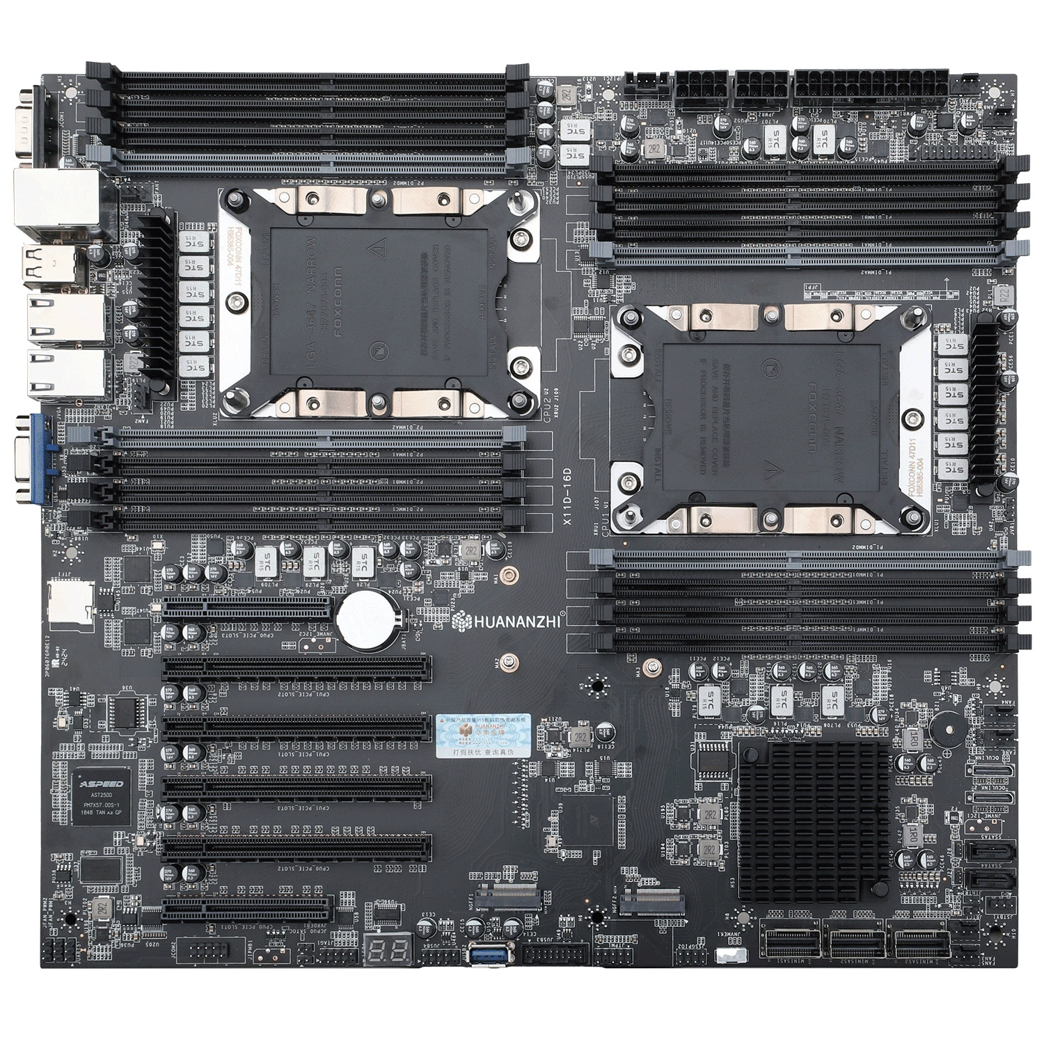 Южно-Китайская золотая пластинка X11D-16D материнская плата LGA3647 двойной канал серверная рабочая станция глубокое обучение узел номер