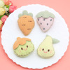 Cartoon fruit hair accessory, cloth with accessories, decorations, new collection, handmade