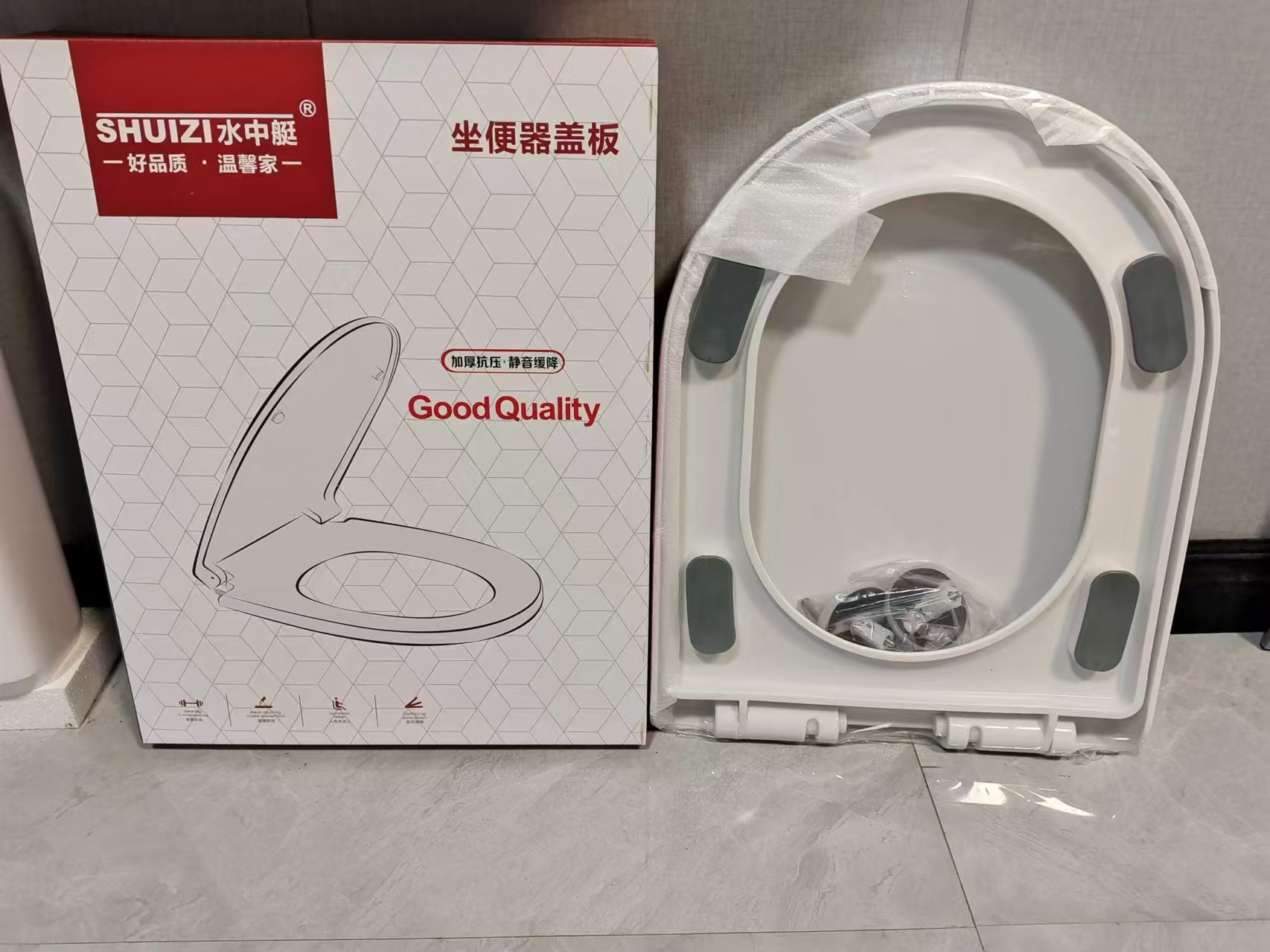 Toilet seat cover, toilet seat cover, toilet slow-down seat cover, toilet seat seat undefined