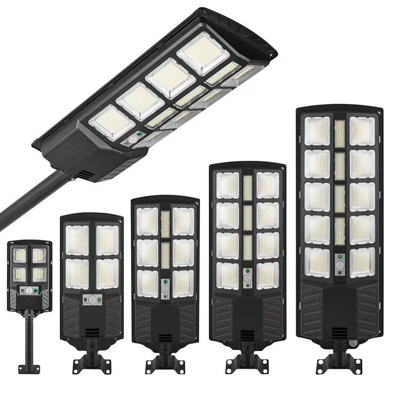 Transfronterizos nueva luz solar integral lámpara de patio impermeable al aire libre LED integrado poste retráctil lámpara de calle