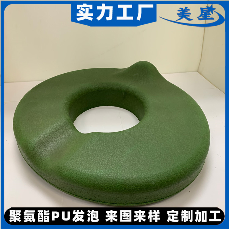 厂家供应黑色发泡海绵坐垫自结皮扶手PU发泡配件pu产品优质防静电
