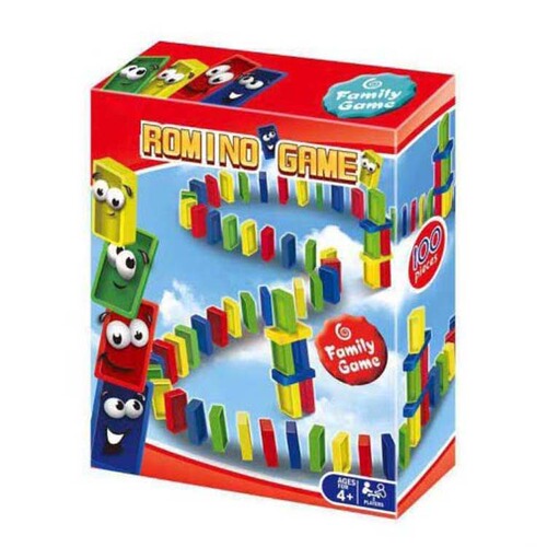 Cross-border domino set DIY building blocks multi-player interactive tabletop game children's toys