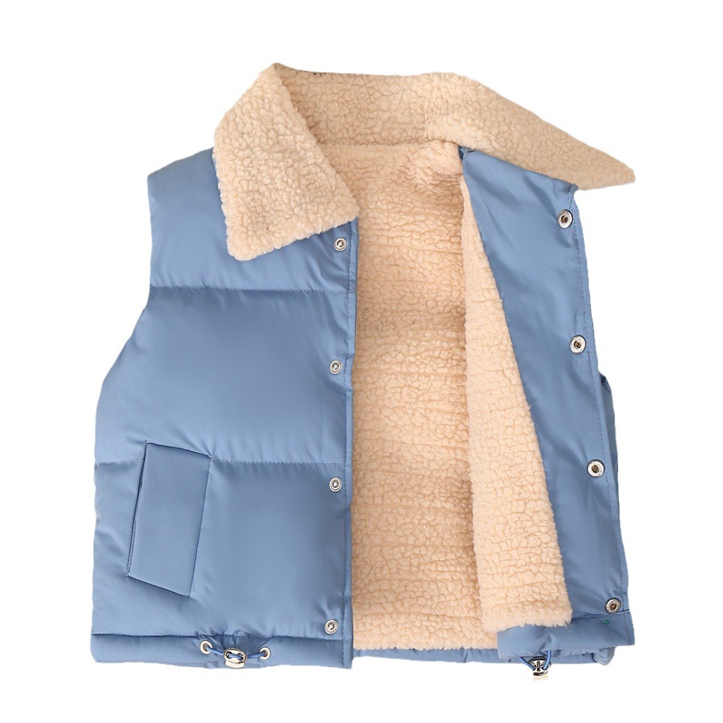Niños 2023 nuevo polar fleece chaleco niñas Otoño e Invierno chaleco polar superior bebé cálido chaleco desgaste exterior