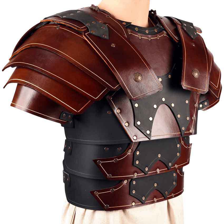 Cross-border 23 Amazon Medieval Knight Retro Leather Armor COSPLAY Stage Props Warrior Armor
