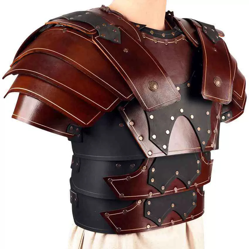 Cross-border 23 Amazon Medieval Knight Retro Leather Armor COSPLAY Stage Props Warrior Armor