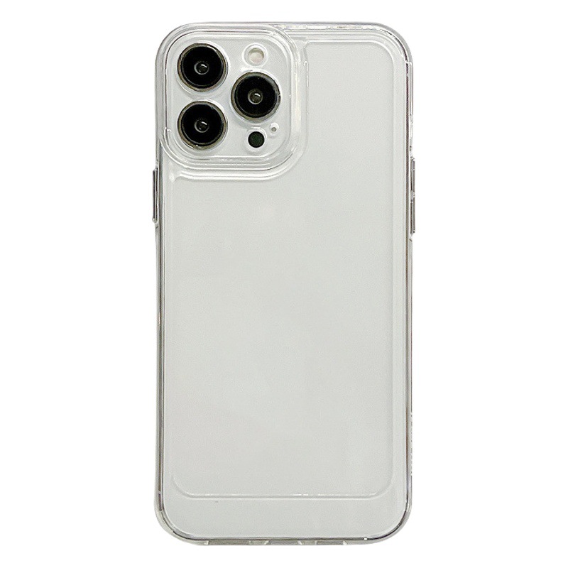 Suitable for Apple 15Promax Mobile Phone Case, New Iphone18 Space Case, Transparent 14 Silicone 16 Anti-Fall Soft Case