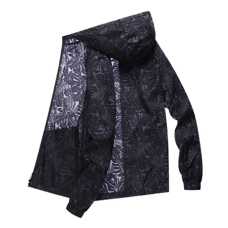 Nueva ropa de protección solar ropa de protección solar de verano para hombres ropa de piel de cuello alto para hombres abrigo de verano ropa de protección solar ultrafina