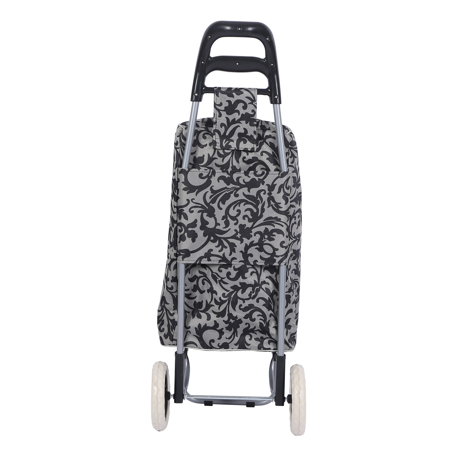 Carrito de compras doméstico escaleras de compra de verduras domésticas plegables remolque de mano ligero carro de mano de ancianos