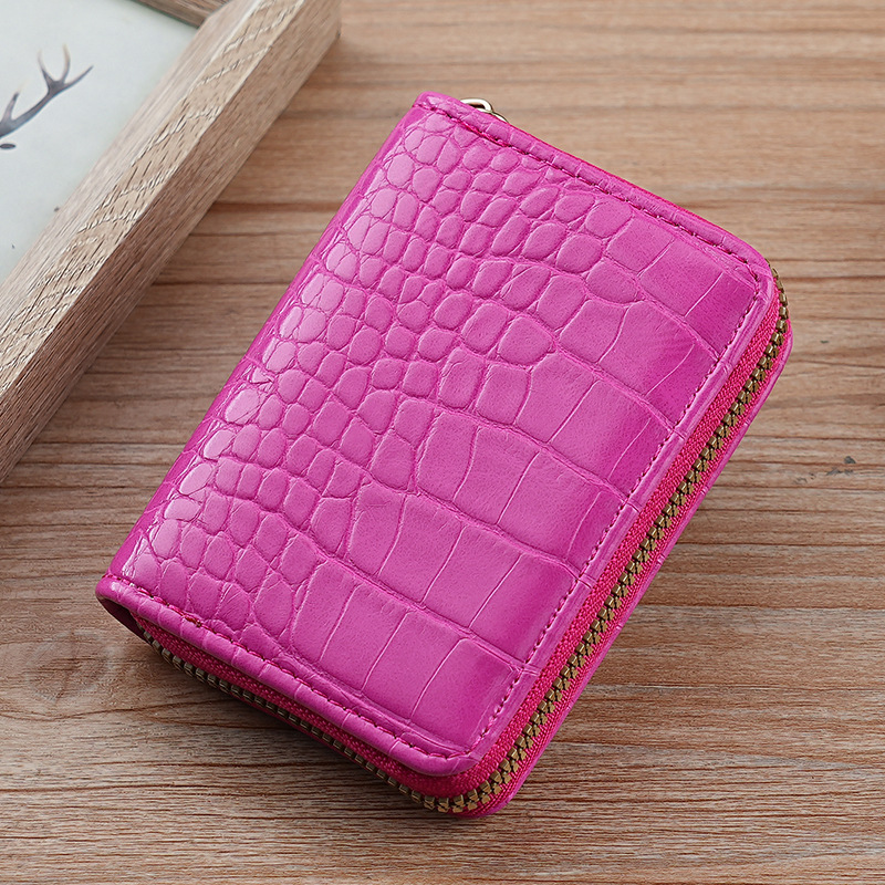 Tarjetero para mujer, tarjetero antideshimagnetización, tarjetero con ranura para múltiples tarjetas, tarjetero corto de acordeón de gran capacidad para hombre, bolsa de cosméticos para tarjetas bancarias