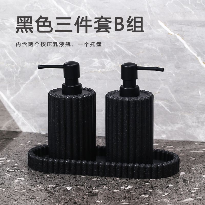 Retro ins viento desinfectante de manos botella de caja de botella de presión una variedad de higiene adecuada set de lavado hisopo de algodón