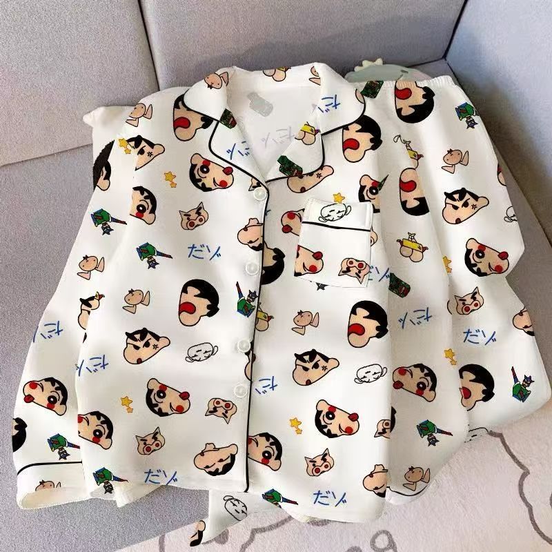 Al por mayor transfronterizo otoño y invierno de terciopelo calentador pijama de mujer estilo coreano cardigans ropa de hogar animada chatarra en vivo explosión de ropa exterior
