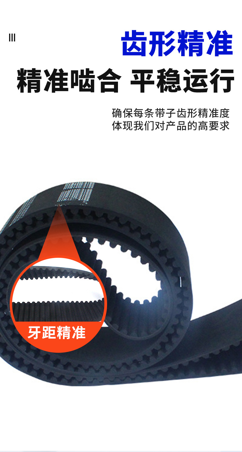 Directly from the Manufacturer: Rubber Polyurethane 14m3192 Timing Belt for Engineering Transmission Machinery and Circular Conveyor Belts