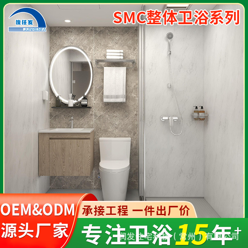 整体淋浴房一体式家用移动洗澡间集成卫生间厕所卫浴成品浴供应