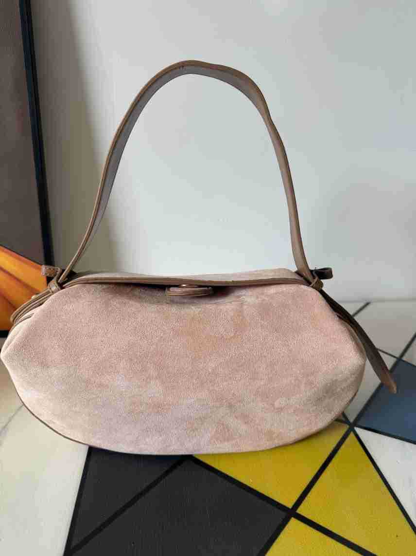 Cross-Border New Solid Color Baguette Handbag 2025 Summer Crossbody Casual Versatile 3D Underarm Small Round Women's Bag - Thumbnail 7