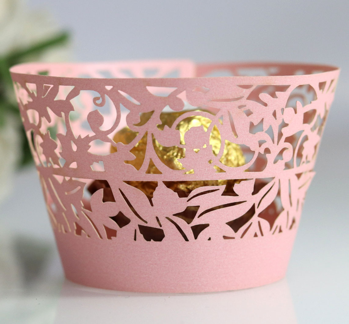 出口 可定制花纹图案蛋糕纸杯 蛋糕围边激光镂空 纸杯花边 批发