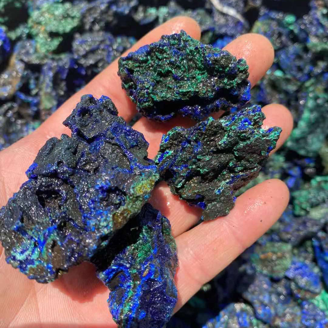 청색 구리 광석 2-4cm 100g 약 4