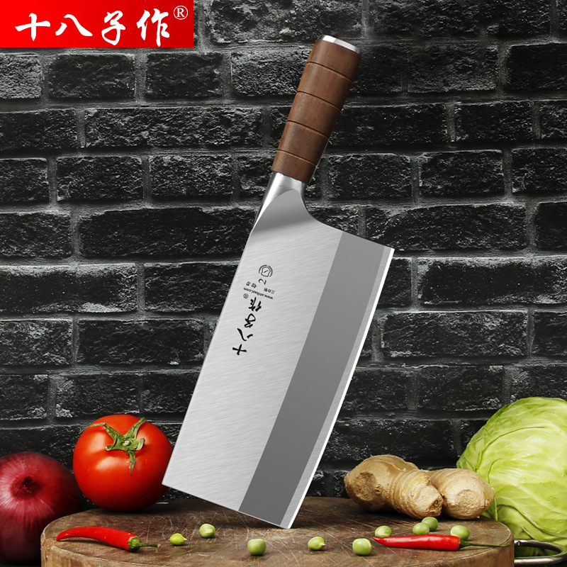 Dieciocho cuchillo de cocina 90Cr18Mov material de acero no. 2 cuchillo de morera cortador cuchillo de corte de cocinero doméstico chino comercial