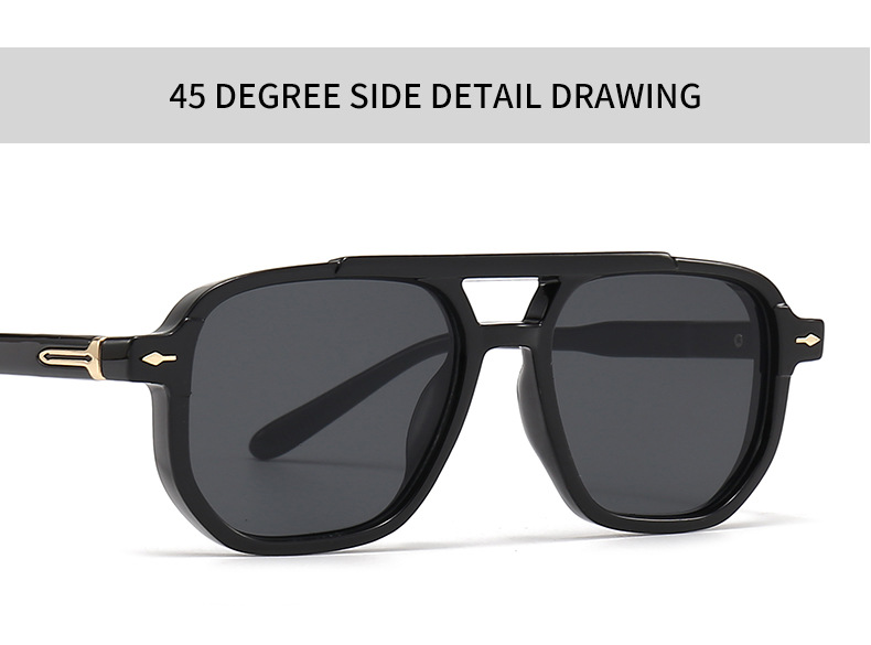 Retro Artistic Sunglasses For Men With Anti-blue Light Protection_voghion.com