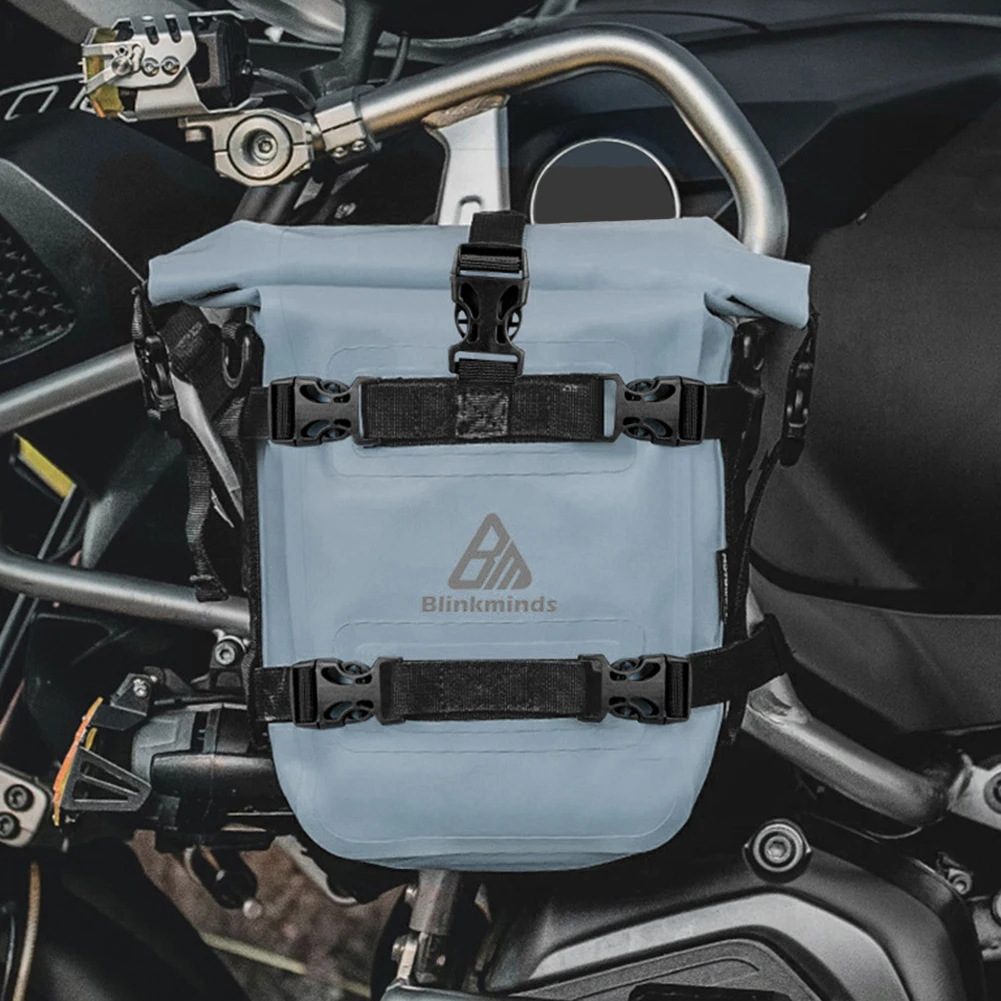 Motorcycle Waterproof Bars Bag Motorcycle Modified Bars Side Bag Quick-release Waterproof Bag Multi-function Large Capacity Car Bag
