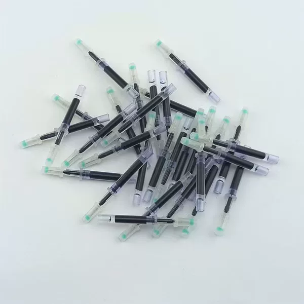 Refill is not a bullet pen blue bag-changing double-headed magic pen