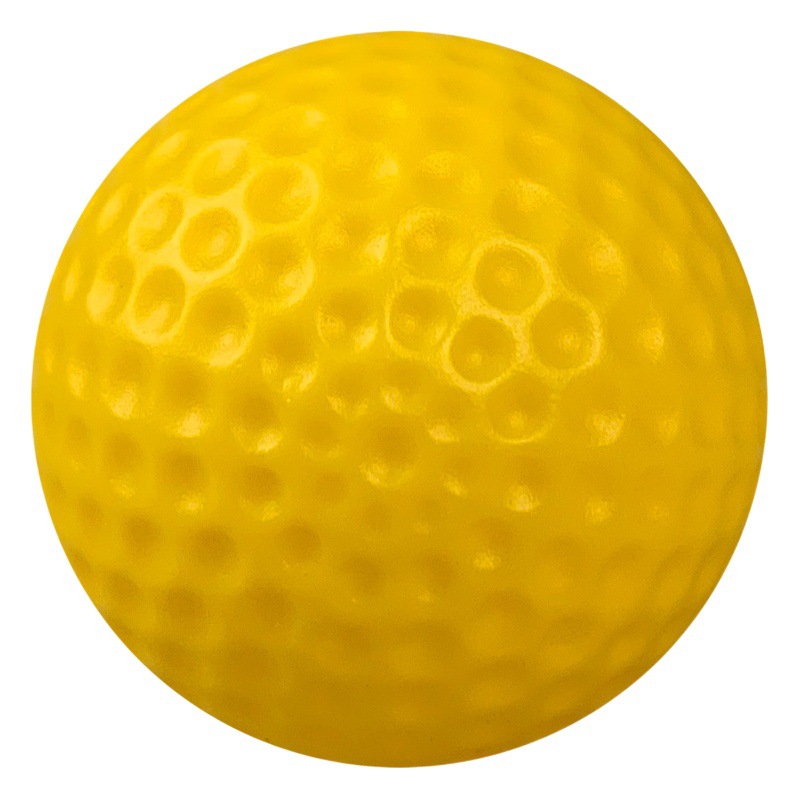 41mm non-porous mixed color indoor golf practice ball PE blow molded hard hollow ball toy pet ball