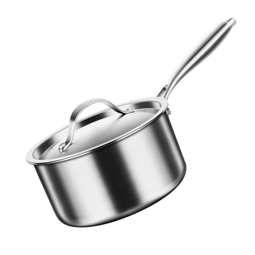 316 stainless steel milk pot food grade small milk pot thickened single handle soup pot baby food supplement special pot hot milk pot