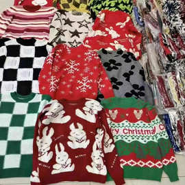 称重货尾装柜外贸女装尾货尾单低价衣服洗水毛衣杂款混批跨境针织