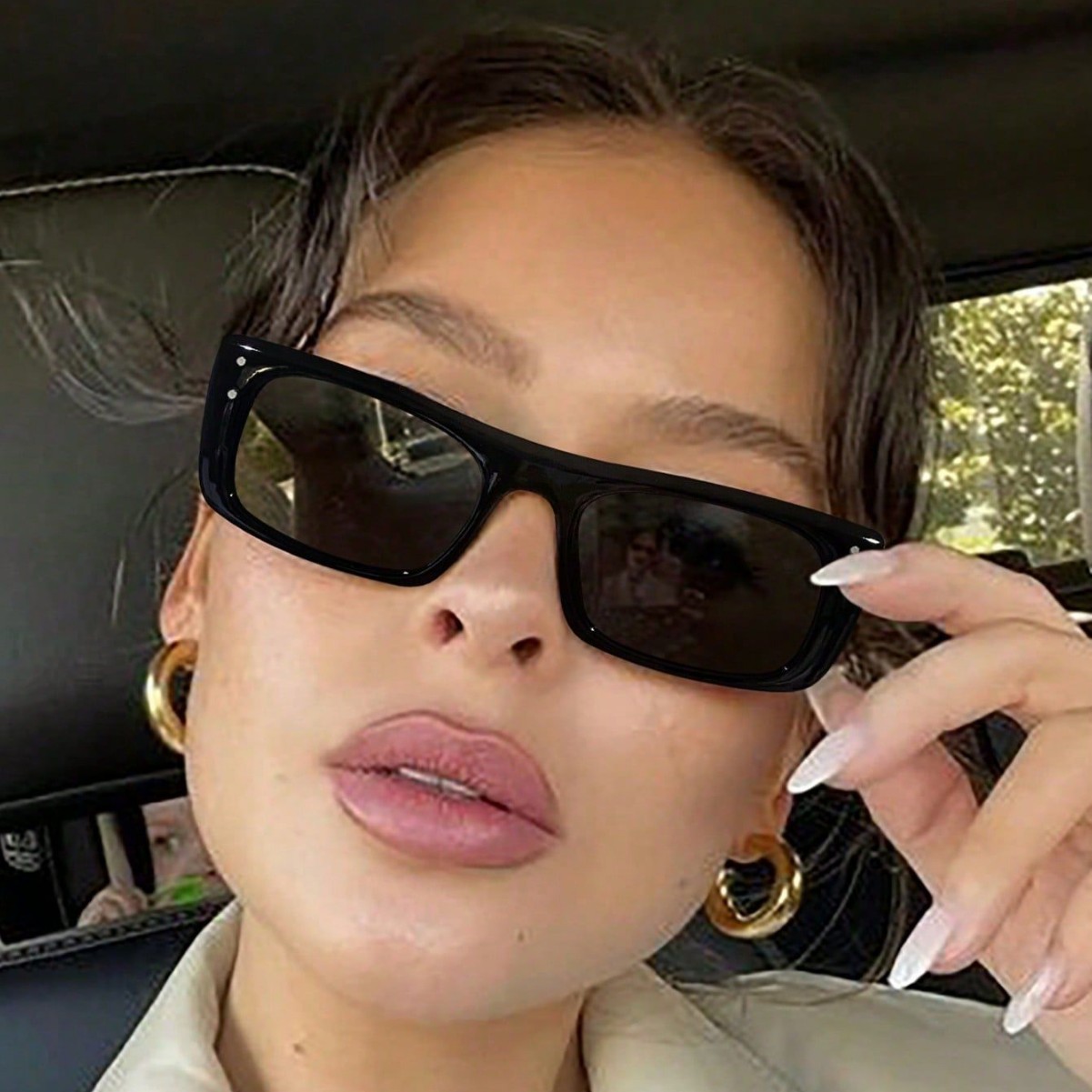 2023 nueva caja Mitin gafas de sol ins estilo personalizado gafas de sol a prueba de rayos UV UV400 gafas de sol