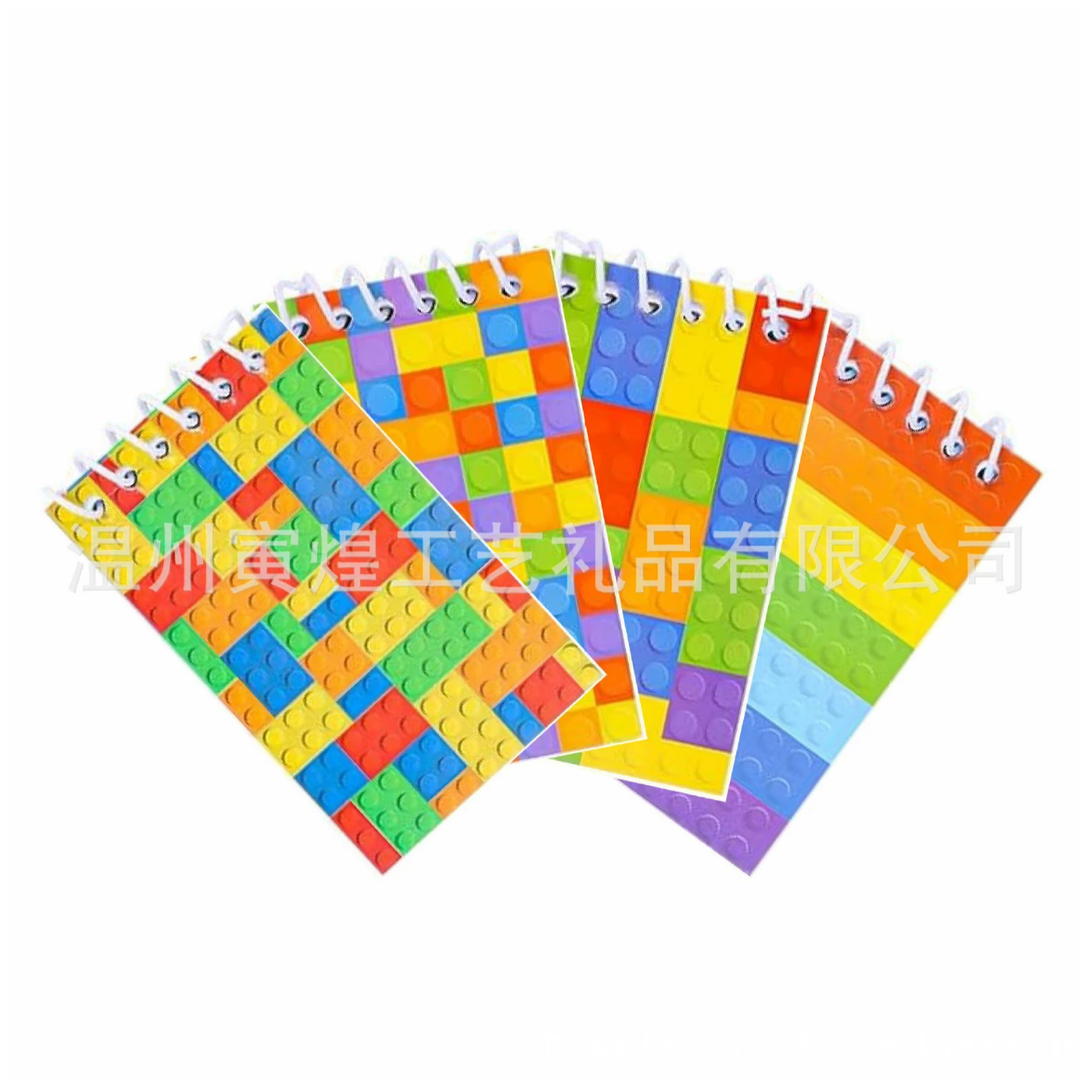 В наличии 12 шт. строительные блоки, 4 типа мини-спиральных блокнотов, маленькие строительные блоки, серия, живопись, письмо, граффити, катушка