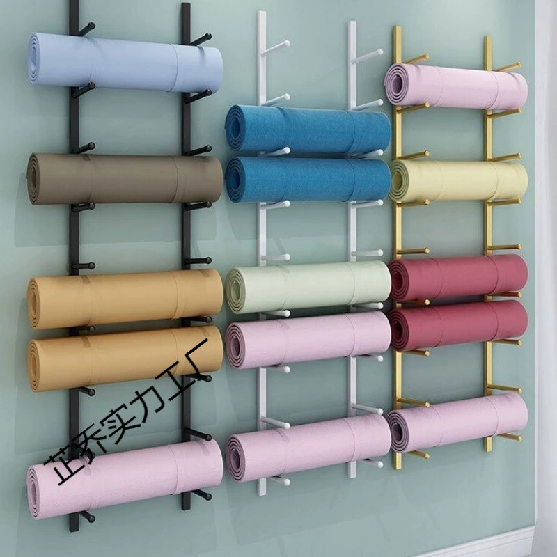 Многоярусная стойка для хранения ковриков для йоги xsz большой вместимости, для студии йоги и спортзала, из пенопласта