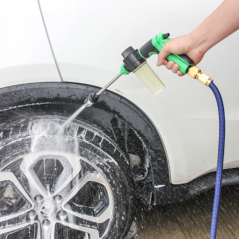 高压强力家用接自来水龙头加压增压伸缩喷水管冲洗地刷车洗车水枪