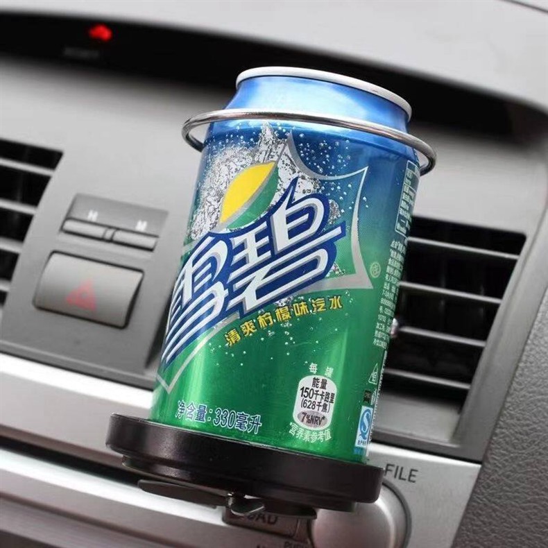 Foldable car cup holder, multifunctional car vent mount for beverages, tea cups, and ashtrays, for modification