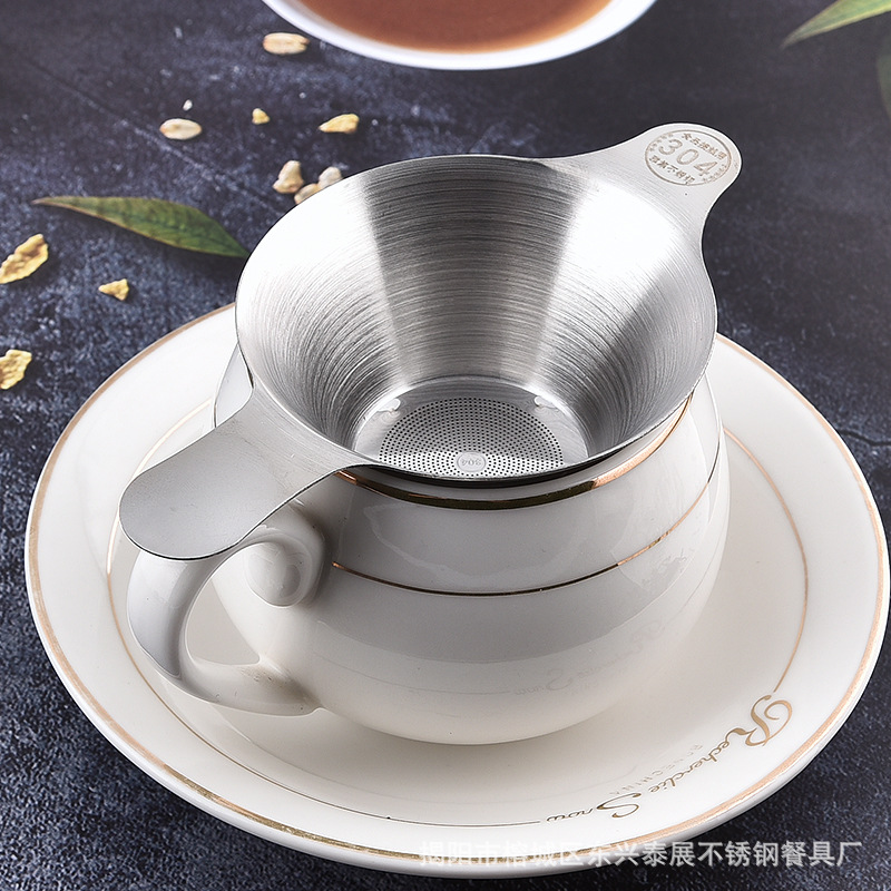 Factory wholesale stainless steel double -ear tea leakage duckbill…
