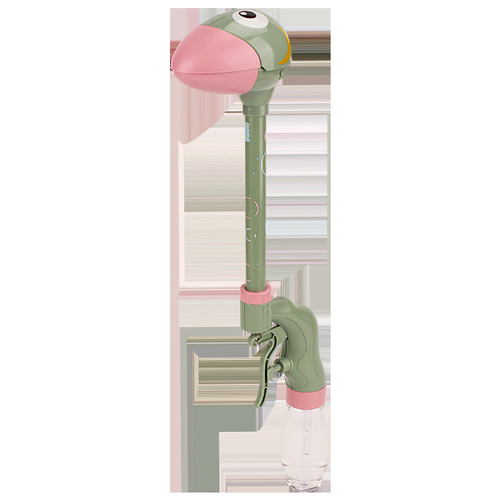 Chongwei Creative Long-Neck Cartoon Alpaca Spitting Water Gun, Child Pressure-Switch Spraying Water Gun, Street Stall Toy Supply
