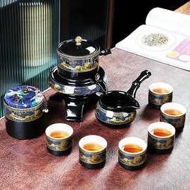 茶具套装2024新款轻奢陶瓷万里长城差距茶壶茶漏一体泡茶家用