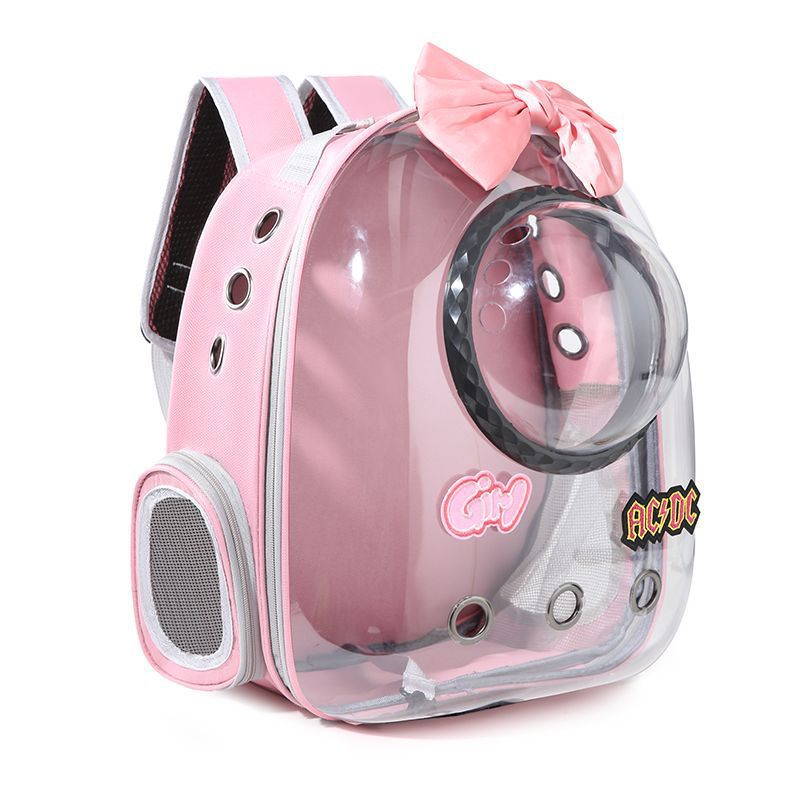 Mascota Gato nuevo panorama para salir en un espacio mascota transparente mochila portátil perro transpirable