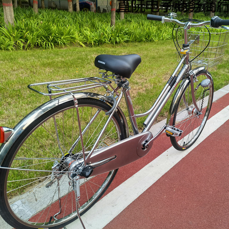 Kirov Three-Speed Bicycle Japanese Style Stainless Steel Retro 26 Lightweight Commuter Export